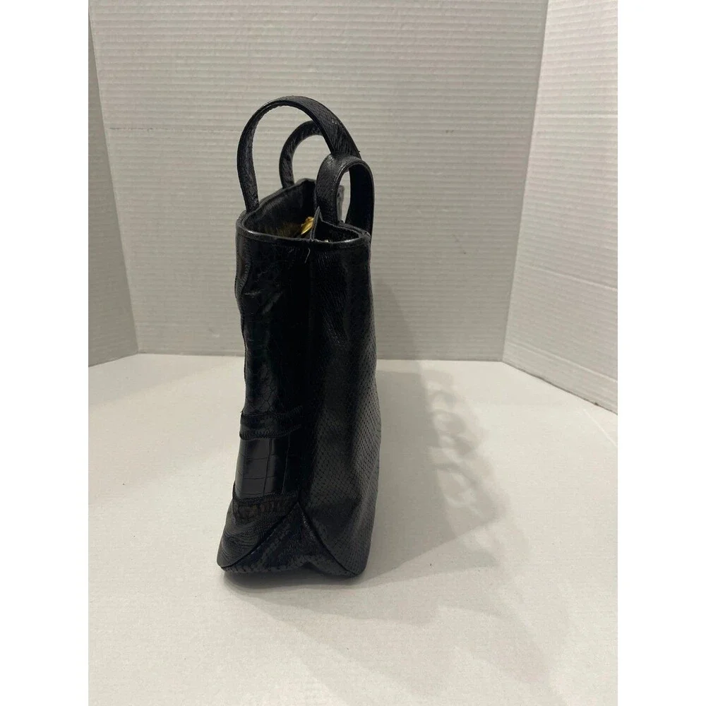 Sharif USA Vintage Multi-Texture Patchwork Tote Bag